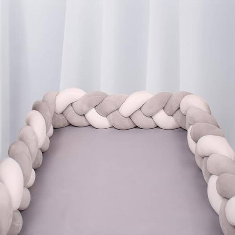 IIQI® Letto a ​Treccia Cuscino, Cuscino decorativo, cuscino coccoloso soffice intrecciato (A25,150cm)