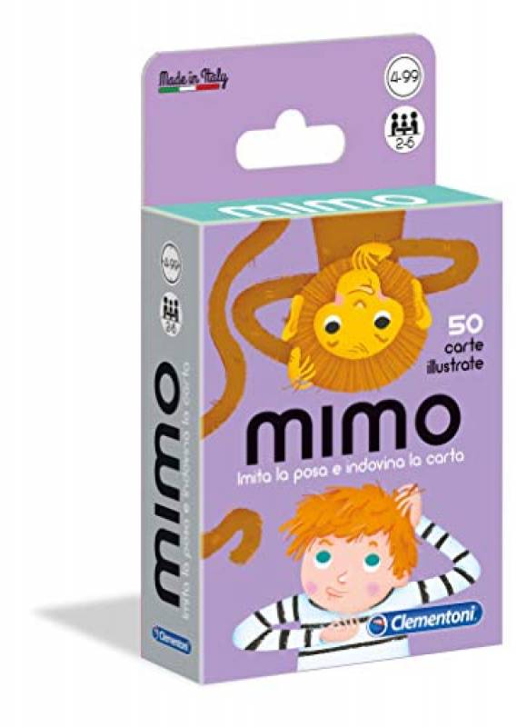Clementoni- Mimo, Carte Da Gioco Per Bambini, Multicolore, 16174. 4 - 99 anni