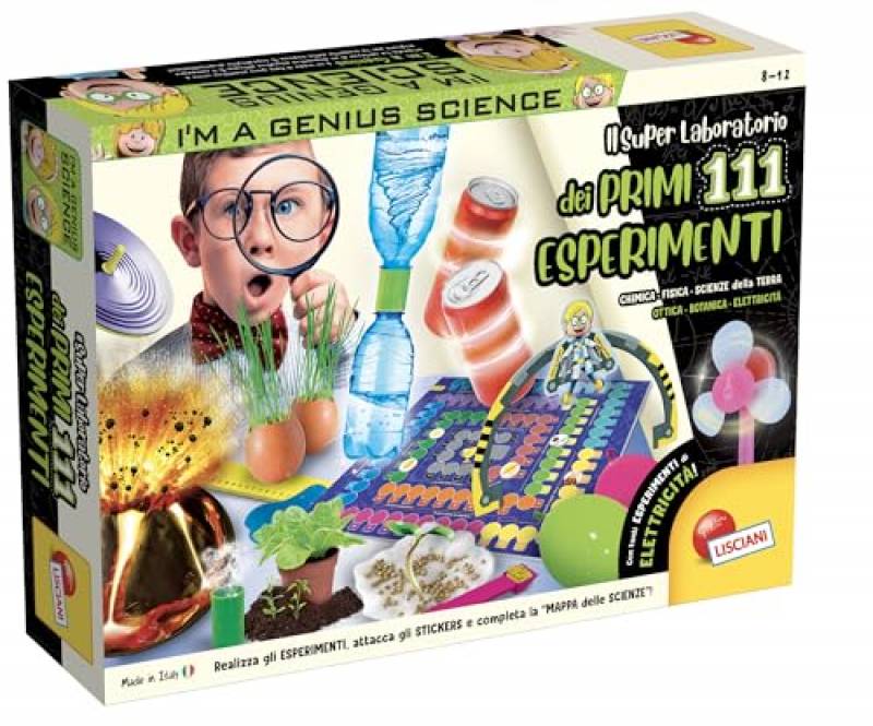 Lisciani Giochi - I'm a Genius Il super laboratorio dei primi 111 esperimenti