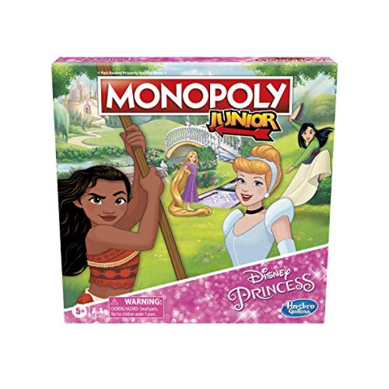 Hasbro Monopoly Junior Disney Princess Edition Gioco da tavolo