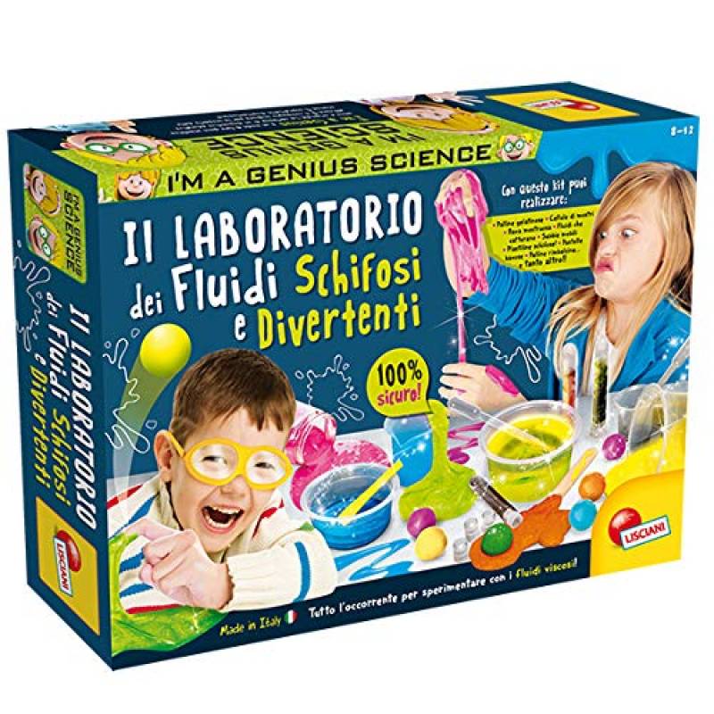 Lisciani Giochi- I'm a Genius Laboratorio Fluidi Schifosi e Divertenti Gioco Scientifico, 83916
