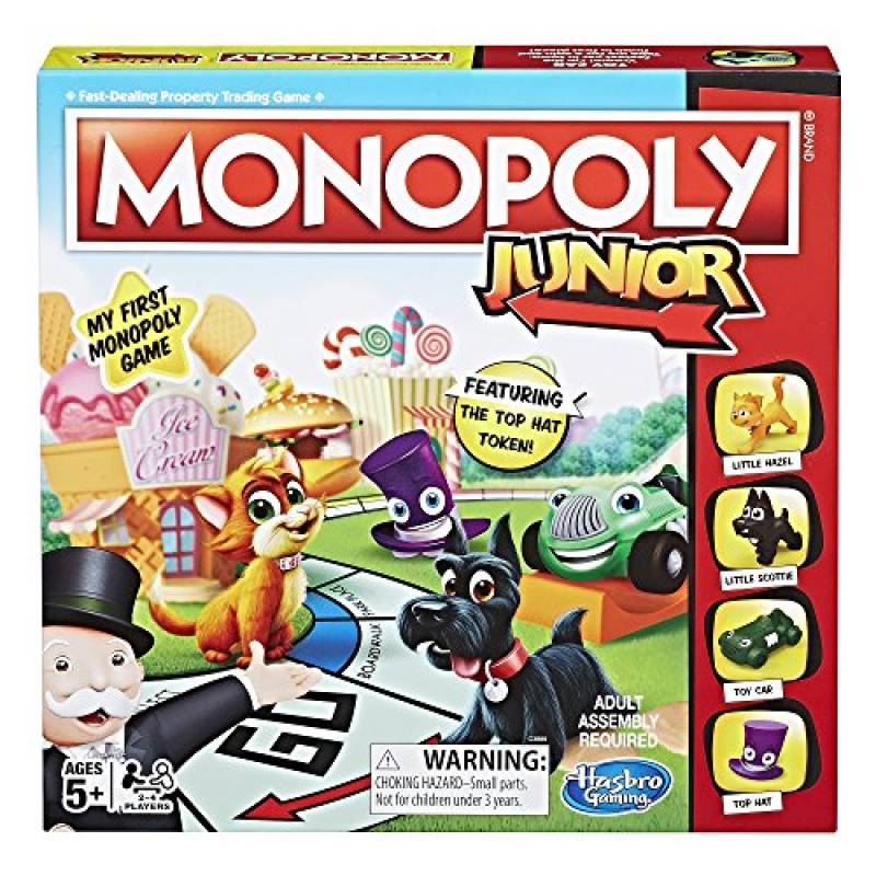 Hasbro Monopoly Monopoli Junior (Esclusiva Amazon), Colore Versione Originale, C3889